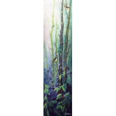 Zohaib Rind, 12 x 48 Inch, Acrylic on Canvas, Landscape Painting, AC-ZR-264